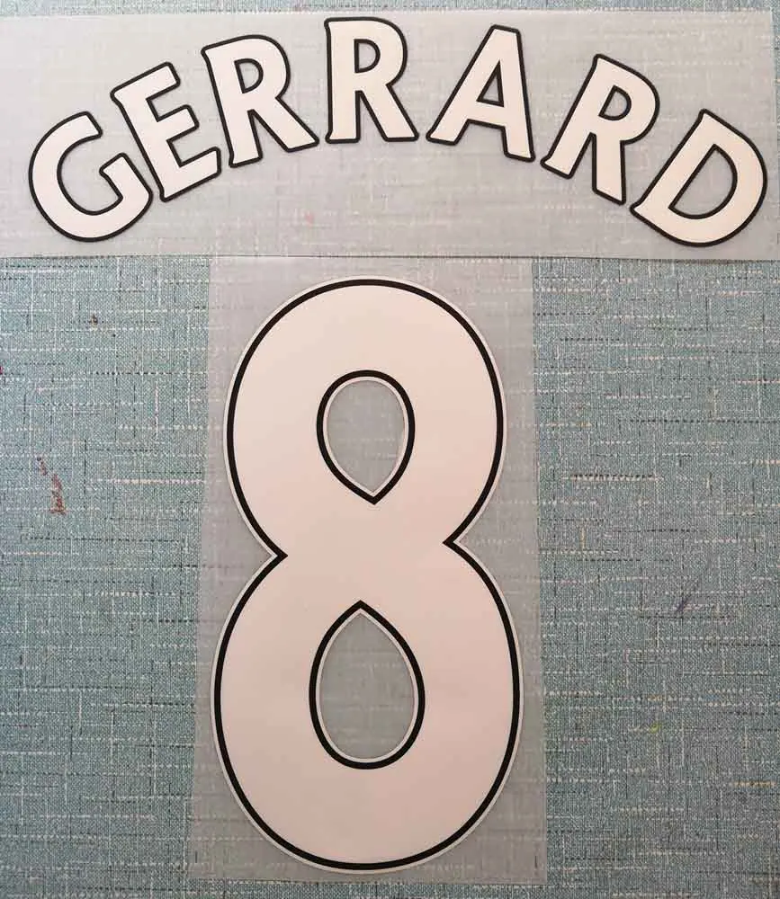 Антикварная медь 09-10 10-17 белый золотой GERRARD No 8 нашивка - Цвет: Антикварная медь