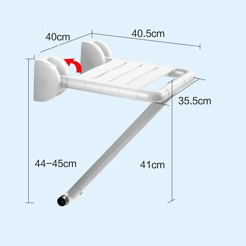 Mueble Handicap Sgabello Doccia Tocador Tabouret Salle De Bain Табурет Ducha Escalon Plegable стульчик для ванны и душа - Цвет: Version G