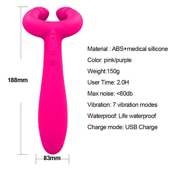 G-Spot Rabbit  Vibrator Sex Toys for Woman 3 Motors Dildo Sex Shop Toys for Adults Clitoris Vagina Penis Stimulator Massager 4