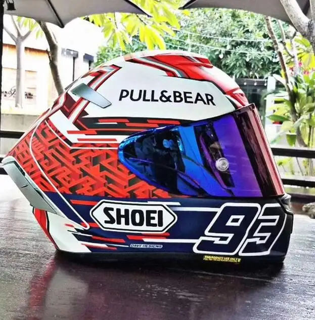 1 new motor motorcycle hat Full Face helmet safe racing X12 X14 93 pull BEAR model helmet fast ship - Цвет: 1