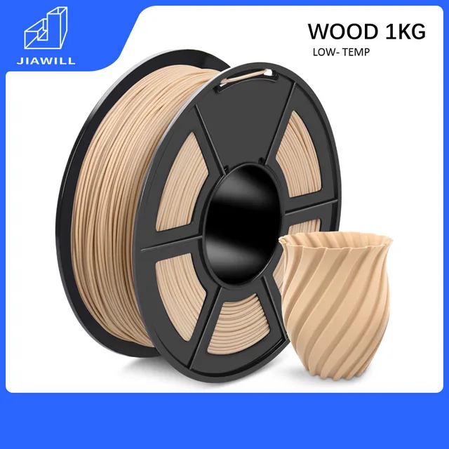 PLA SILK PLA PLUS PETG 3D Printing Filament For FDM3D Printer Filament PLA 1KG 1.75MM Free Shipping WOOD Low TEMP