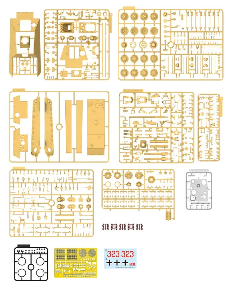 Rye Field 5031 1/35 Jagdpanther G2 с работоспособными звеньями Танк демонстрационная