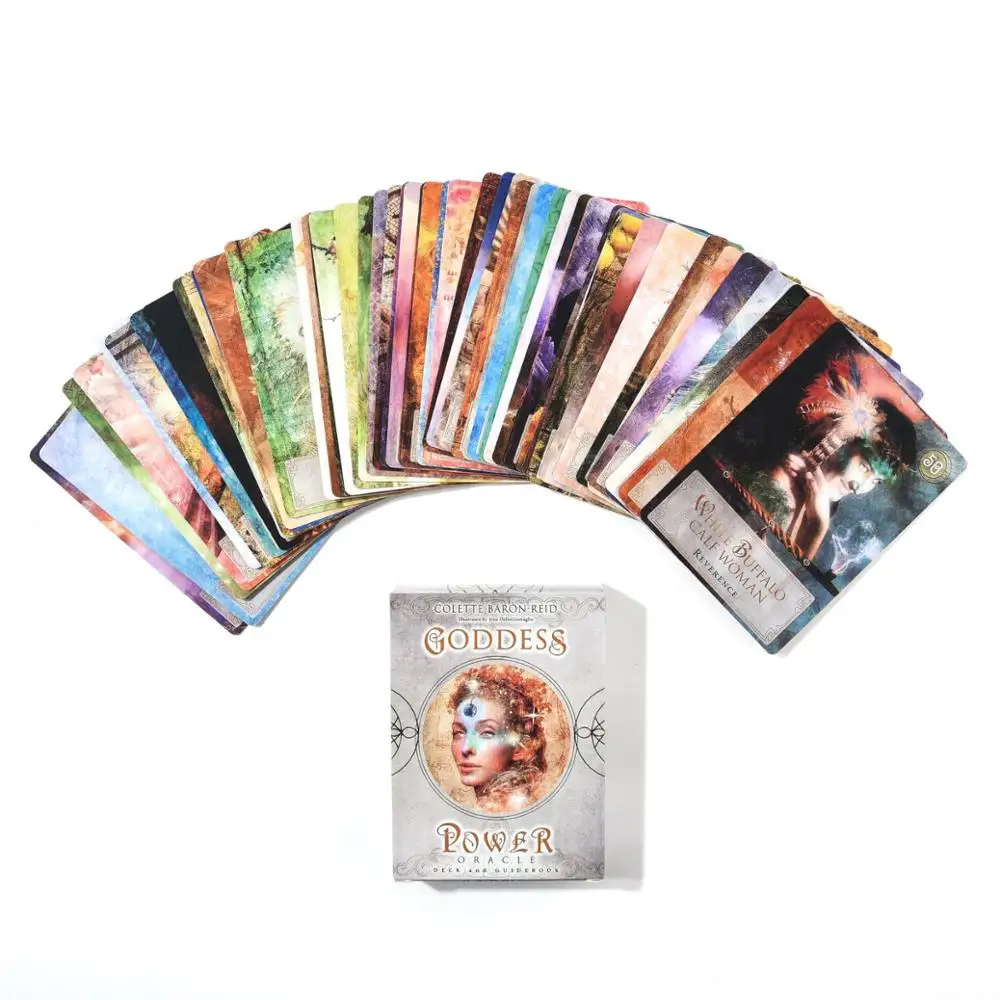 Goddess power Oracle карты Таро коробка игра английский Таро колода настольная карточная игра вечерние игральные карты развлечения Семейные игры