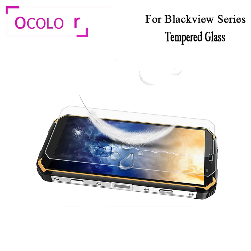 

ocolor For Blackview BV9500 Tempered Glass Screen Protective Film Steel Films Replacement For Blackview BV9500 Pro Film Glass