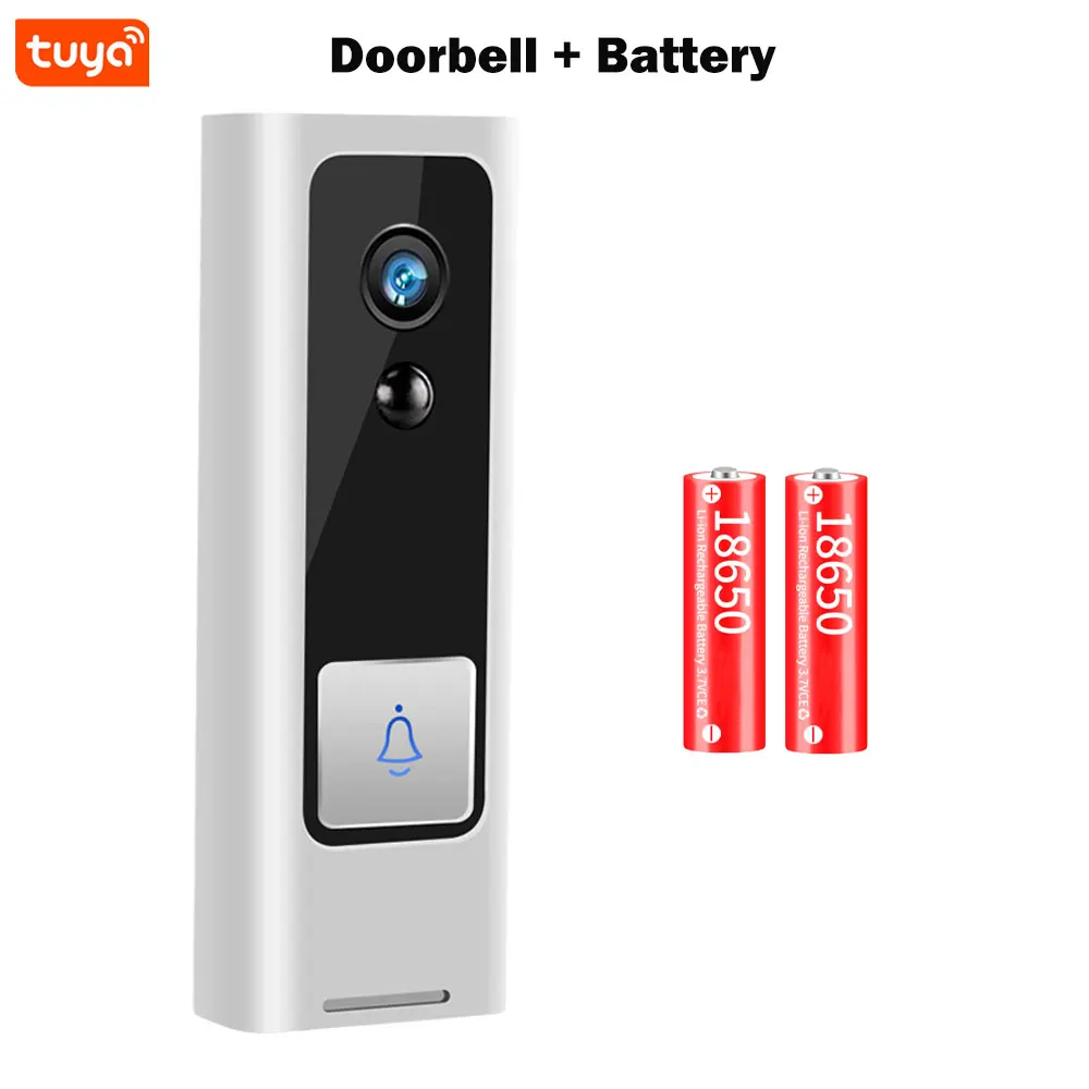 video intercom TuYA Video Doorbell Camera WiFi Wireless 1080P Battery Video Intercom Two Way Audio Smart Doorphone For Home Alarm System intercom with camera Door Intercom Systems