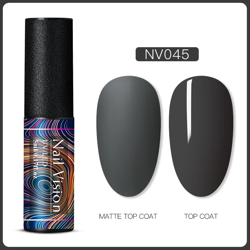 Nail Vision 5 мл УФ-гель для ногтей Чистый гель лак матовый цвет нужно матовое верхнее покрытие замочить от ногтей гель лак для маникюра DIY - Цвет: EES06640
