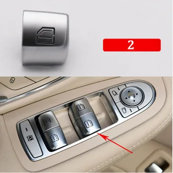 

Switch Control Windows Glass Lift Button For Mercedes Benz C E GLC Class Decors Interior Mouldings Accessories