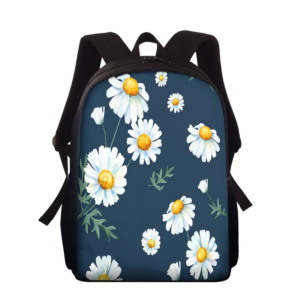 

2020 Daisy Printing Girl School Bag Kid Cartoon Chrysanthemum Pattern Backpack Zipper Backpacks School Bags For Teenagers Girls