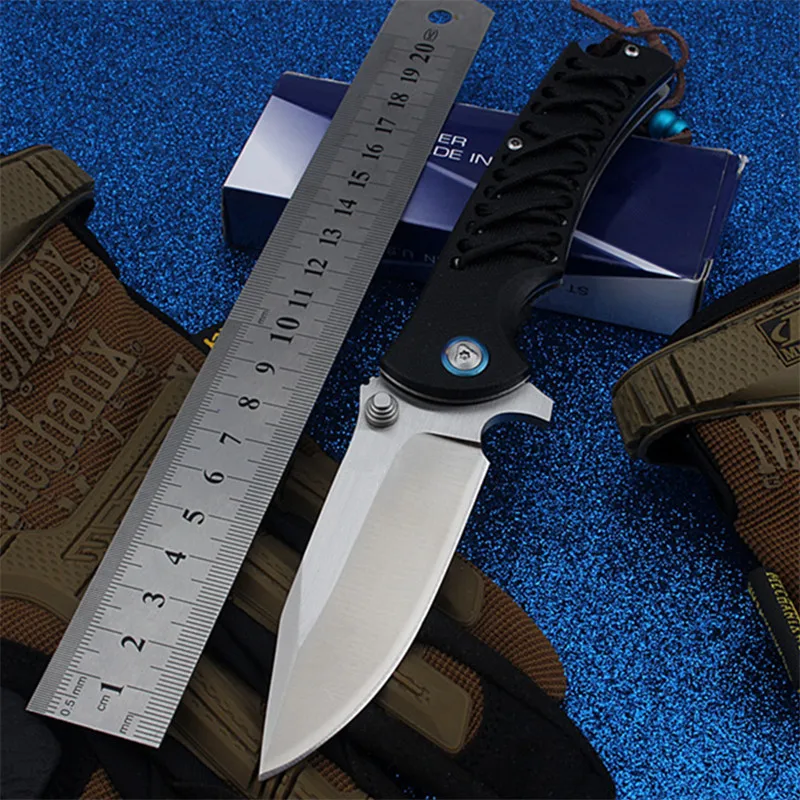 2016 limited Sale Real Navajas High Quality Outdoor Folding Knife Self-defense Wilderness Survival With Hardness Wild black rope