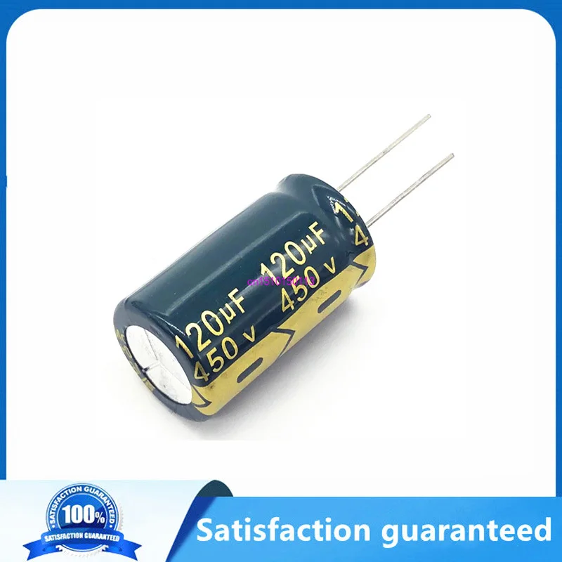 5pcs/lot 120UF high frequency low impedance 450v aluminum electrolytic capacitor size 18*30 mm 20% | Электронные компоненты и