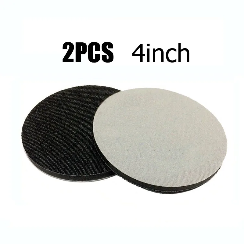 nu finish car polish 2pcs Denim Orange Peel Removal Pad Car Polishing Pad 3/4/5/6/7inch Single Wetsanding Alternative Backing Plate Car Polisher car windshield cleaner