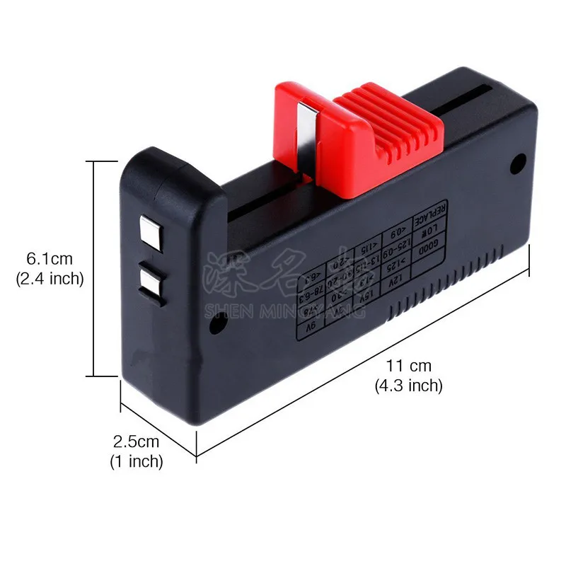 BT-168D LED Universal Digital LCD Battery Checker Volt Tester Cell AA AAA C D 9V 1.5V Button battery tester voltage tester