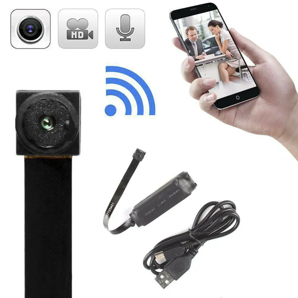 Беспроводная мини камера Micro DVR Wi Fi портативная Live камера|Камеры видеонаблюдения|