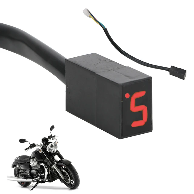 12V Universal Motorrad Digitale LED Getriebe Anzeige Schalthebel Sensor  Display - AliExpress