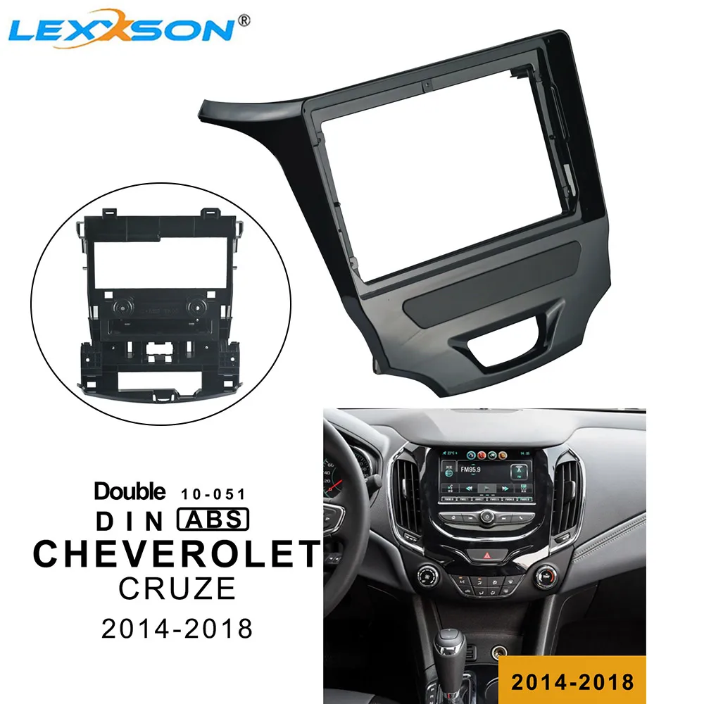 Автомобильная панель 2Din 9 дюймов для приборной панели CHEVROLET CRUZE 2014-2018 двойная Din