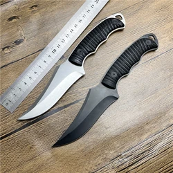 Couteau de Camping de plein air à lame fixe en acier inoxydable, de poche pour la chasse, autodéfense tactique, outil de survie à la pêche EDC, K 602 