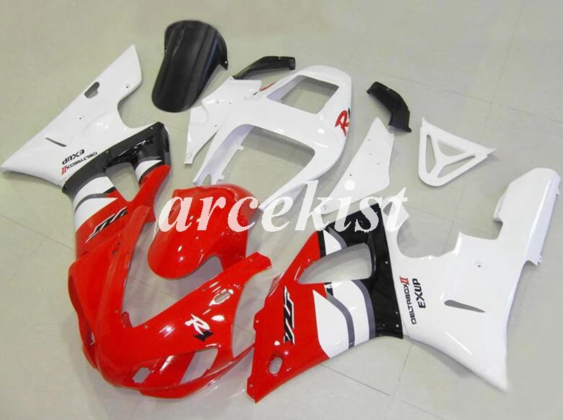 4 подарки ABS полный обтекатель комплект подходит для YAMAHA YZF-R1 1998 1999 YZF R1 98 99 YZF1000 на заказ красный белый