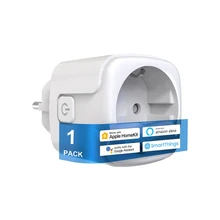 Wifi tomada inteligente adaptador de alimentação com monitor sem fio interruptor de tomada controle voz trabalho com homekit alexa google casa