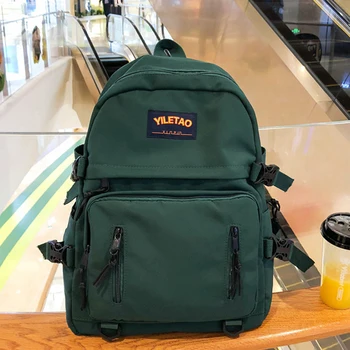 

Simple Fashion Ladies Large Capacity Backpack High Quality Oxford waterproof Vintage Anti-theft Women Casual Backpacks B44-54