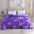 The Comfy One Pieces Soft Washed Silk Duvet Cover Flamingo Unicorn Cat Printed Bedding,Satin for Hair Skin Double Queen King