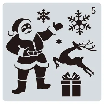 

Christmas Stencils Templates Christmas Letters Xmas Trees Santa Reindeer Paintin G92E