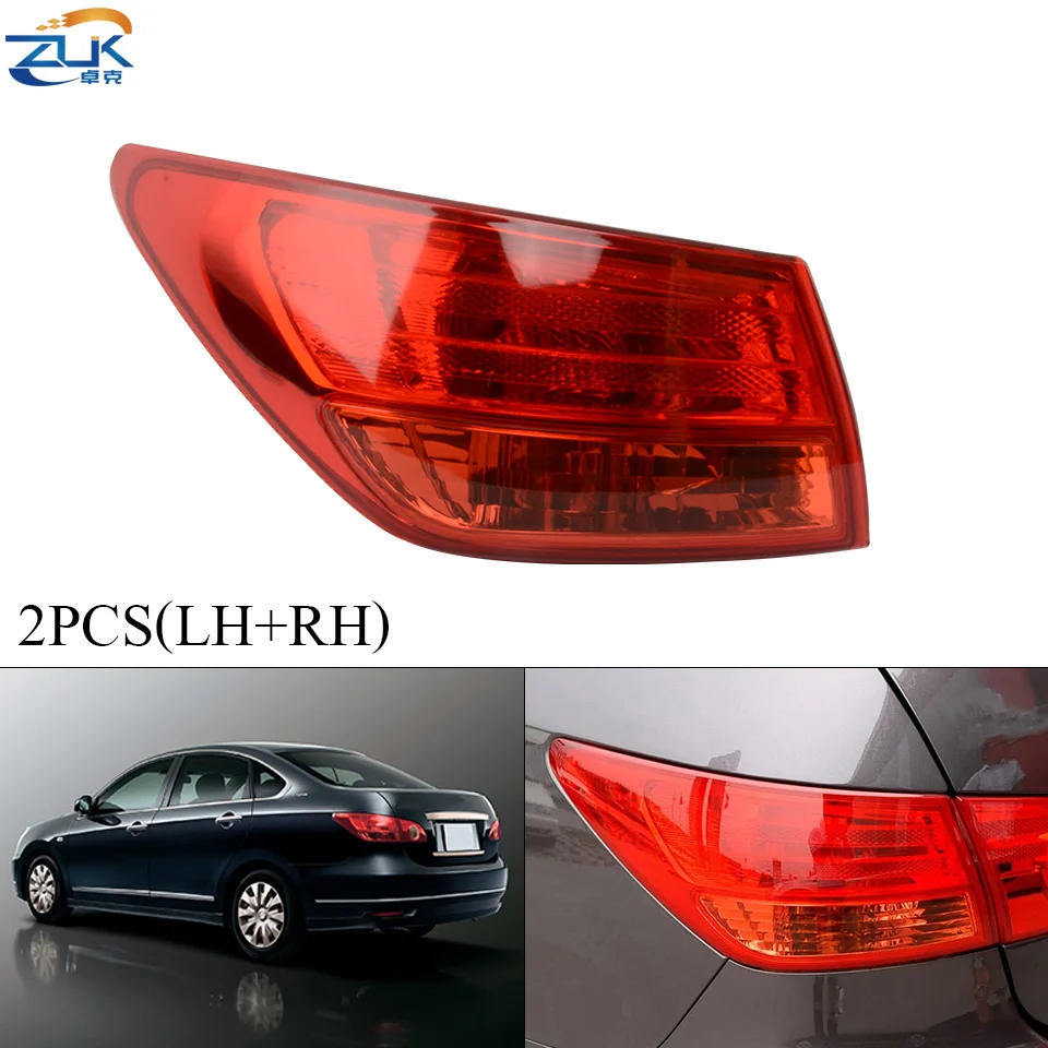 ZUK пара заднего бампера задний фонарь светильник Sub Assy для NISSAN BLUEBIRD SYLPHY Almera G11 2006 2007