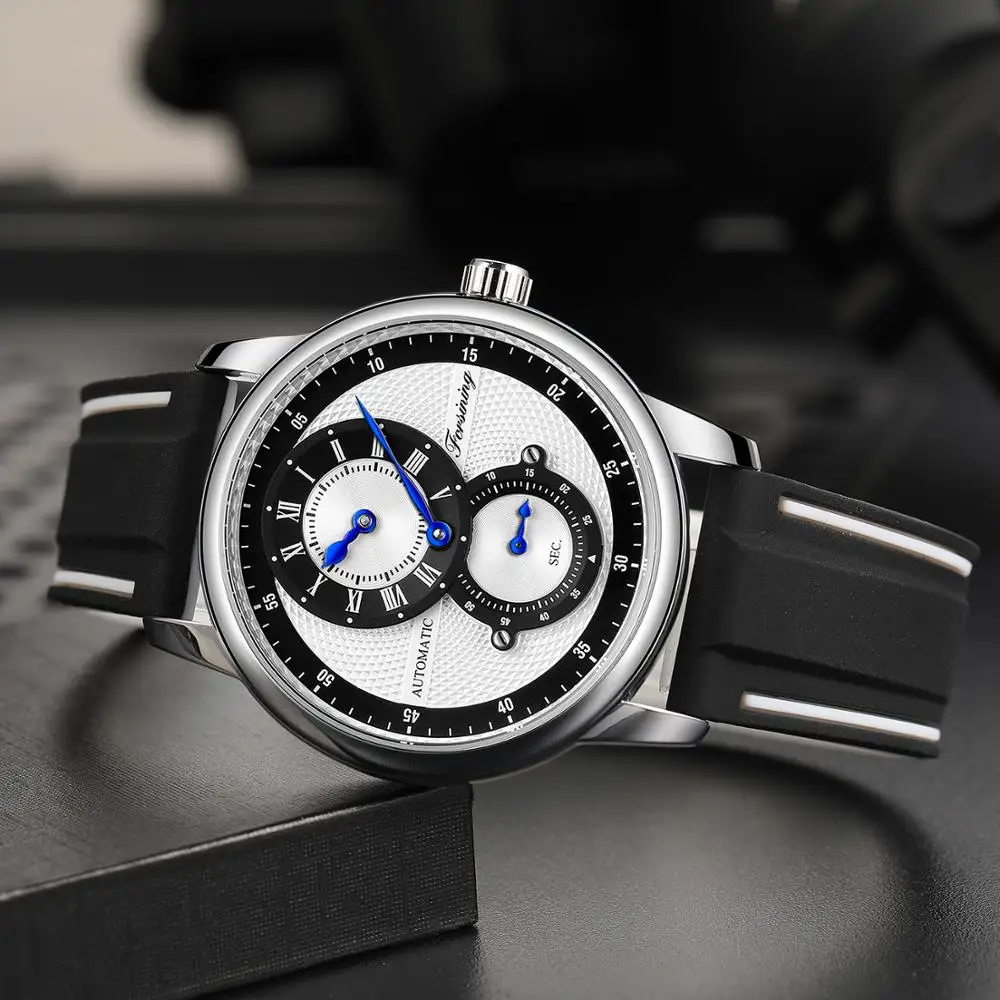Forsining Skeleton Automatic Mechanical Watches Waterproof Men's Watch Famous Brand Luxury Clock Relogio Masculino Watch For Men mechanical watch