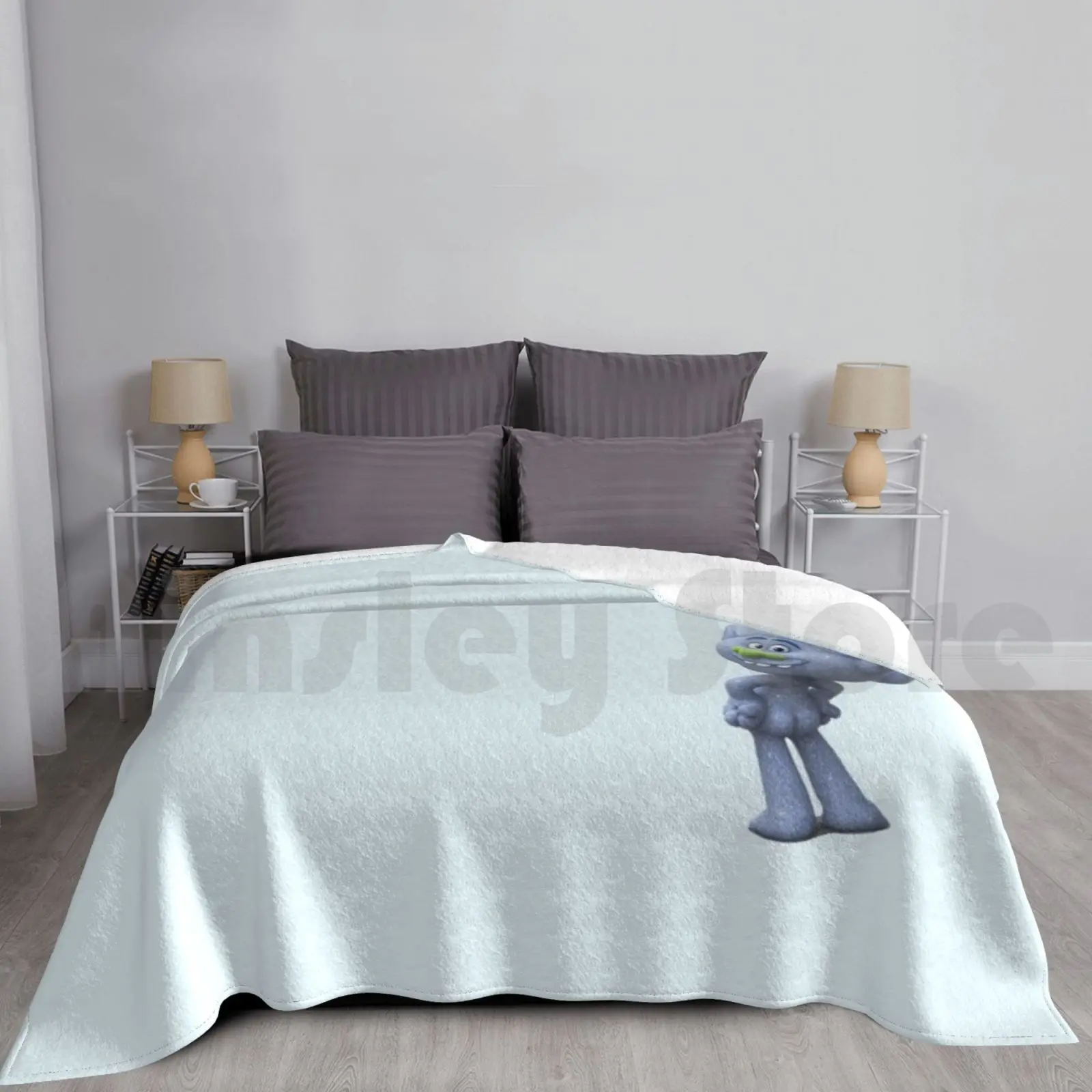 Guy Diamond Got A Phat Booty Coperta Fashion Custom Guy Diamond Diamond Trolls Troll Poppy Branch Cooper Fuzzbert