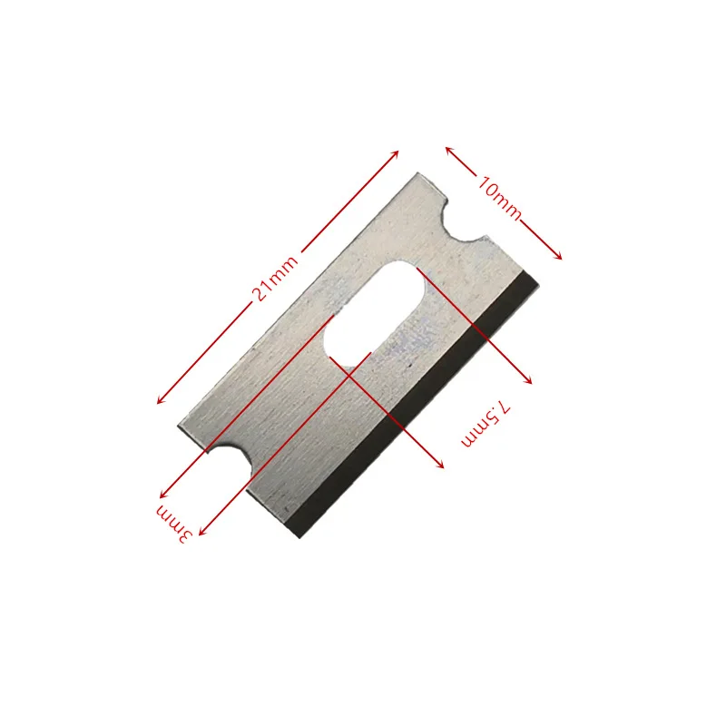21 x 10 mm Kabelabisolierklingen und Kabelschneiderklingen / Hochgeschwindigkeits-Stahlklingen zum Abisolieren und Schneiden von Werkzeugen – Detail 8