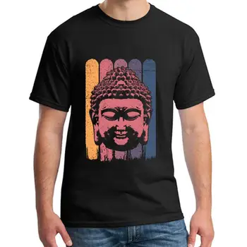 

Fitness buddha watermelon shade color retro t-shirts men XXXL 4Xl 5XL cotton normal
