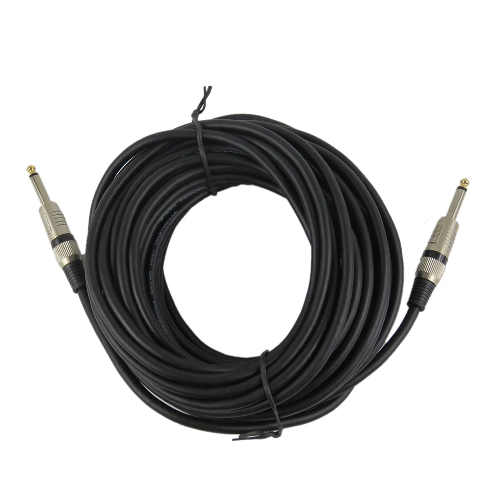 guitar dj speaker cable  mono male cord