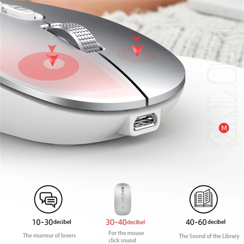 Wireless Mouse Bluetooth Mouse Gamer Rechargeable Computer Mouse Wireless USB Ergonomic Mause Silent Mice For Ipad/Mac/Laptop
