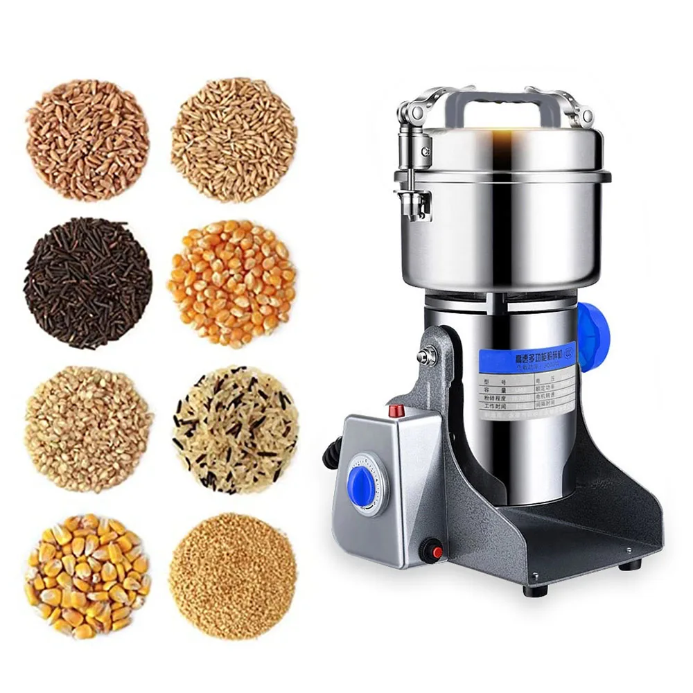 BioloMix Mill Grinder, Swing 700g Grains Grinder, Multifunction Portable  Kitchen Grinder for Coffee, Cereals, Dry Food, Timing Dry Grinder