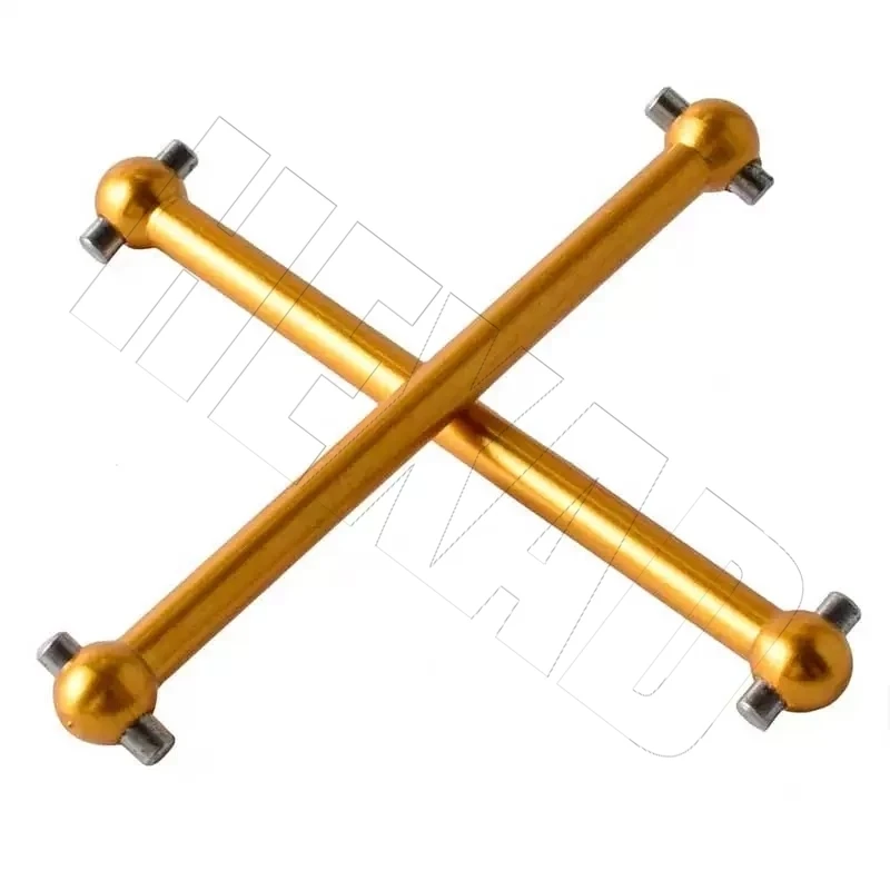 4Pcs Stainless Steel Dogbone 51MM For WLtoys A979 A949 A959 A969 K929 Himoto E18 Spino HSP 1:18 RC Car Upgrade Parts