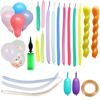 

50pcs Balloons Decorative Colorful Chic Practical Cute Fashion Party Props Balloon Set for Birthday Party Wedding