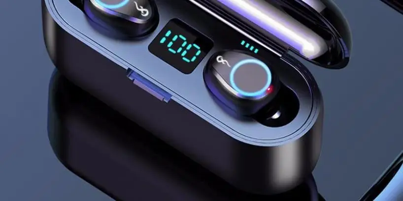 Smart Touch Bluetooth наушники светодиодный цифровой дисплей Беспроводные наушники с шумоподавлением наушники с микрофоном для телефона планшета