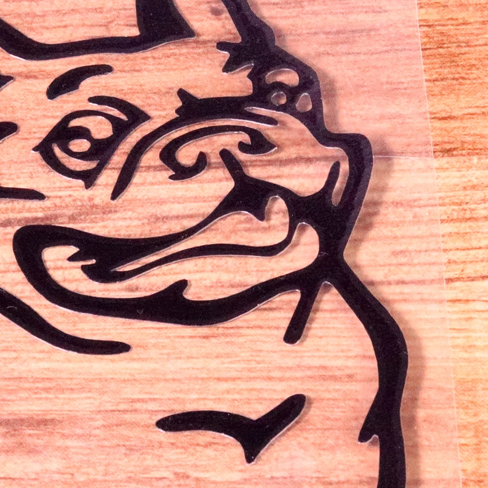 Wooeight 1Pc Universal Black White French Bulldog Car Auto Styling Sticker Decorative Decal Vinyl Cars Custom Window Door Wall (8)