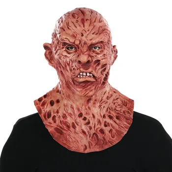 

Horror Bloody Zombie Mask Creepy Freddy Krueger Mask Scary Halloween Cosplay Latex Costume Adult Party Props Dropshipping