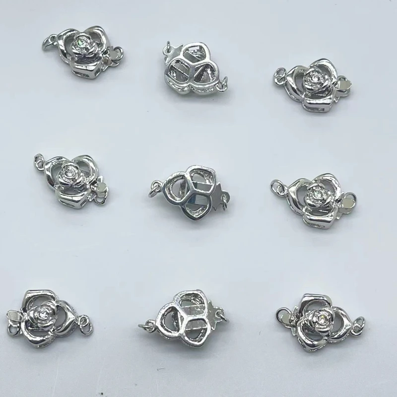 

925 пробы серебряные инкрустированные бриллиантами, принадлежности для изготовления ювелирных изделий своими руками, оптовая продажа