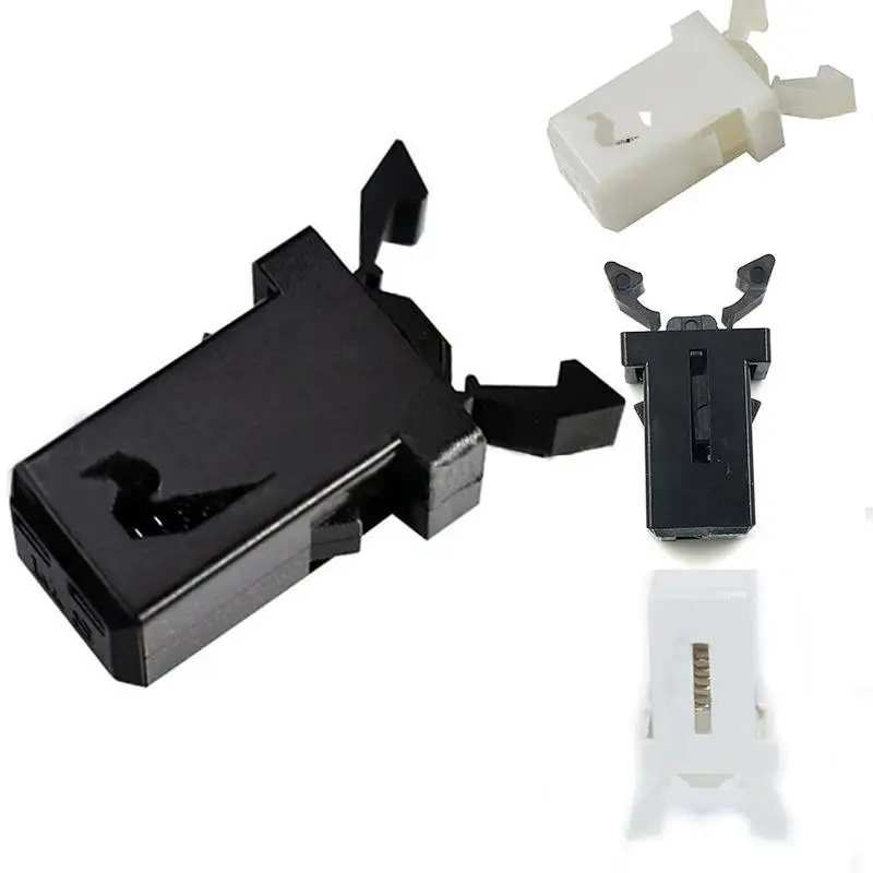 

20PCS Door Lock Switch Trash Toilet Cover Door Lock Switch Sweeping Robot Snap Crochet Switches Buckles for trash can, toilet