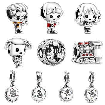 

2Pcs/lot New Style Harry Magic Charm Fit Pandora Bracelet & Bangle Fine Charm Bead DIY Jewelry Free Shipping