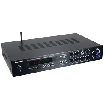 

Pohiks 1pc 5 Channel bluetooth HiFi Stereo Amplifier 1120W 110V Audio LED Digital Karaoke Home Amplifiers Amplificador