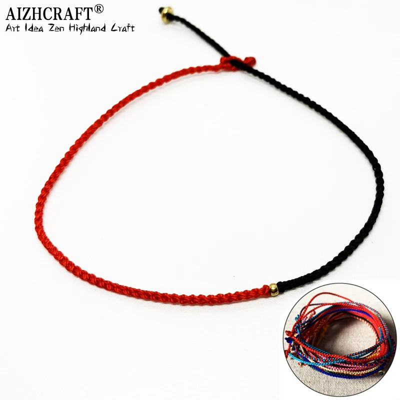 Браслет AIZHCRAFT в эстетике тибетского тонкого плетеного веревочного ремешка