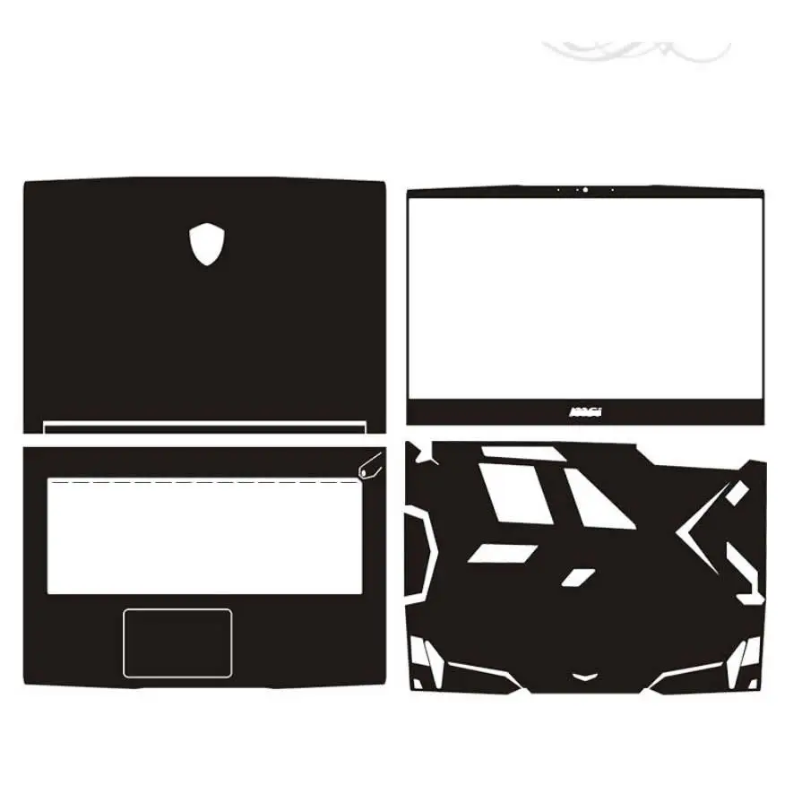 Kh Laptop Sticker Skin Decals Cover Protector Guard Per Msi Gf63