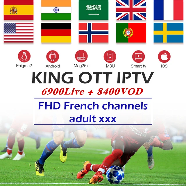 IP tv подписка итальянская Албания Польша латино Россия Бразилия арабский французский горячий клуб M3U MAG android smart tv BOX