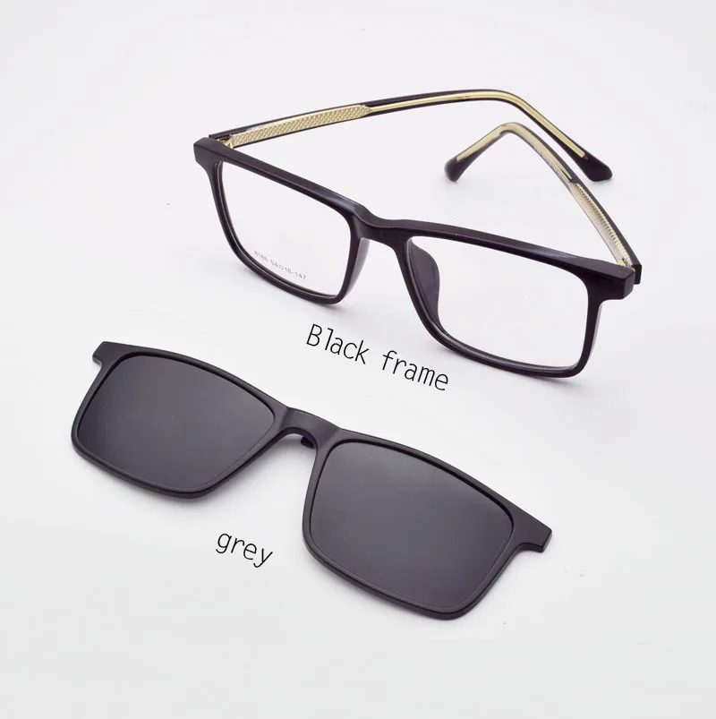 Mirrored Grey Clip On Sunglasses by The Clip-On Guys Custom Clipons