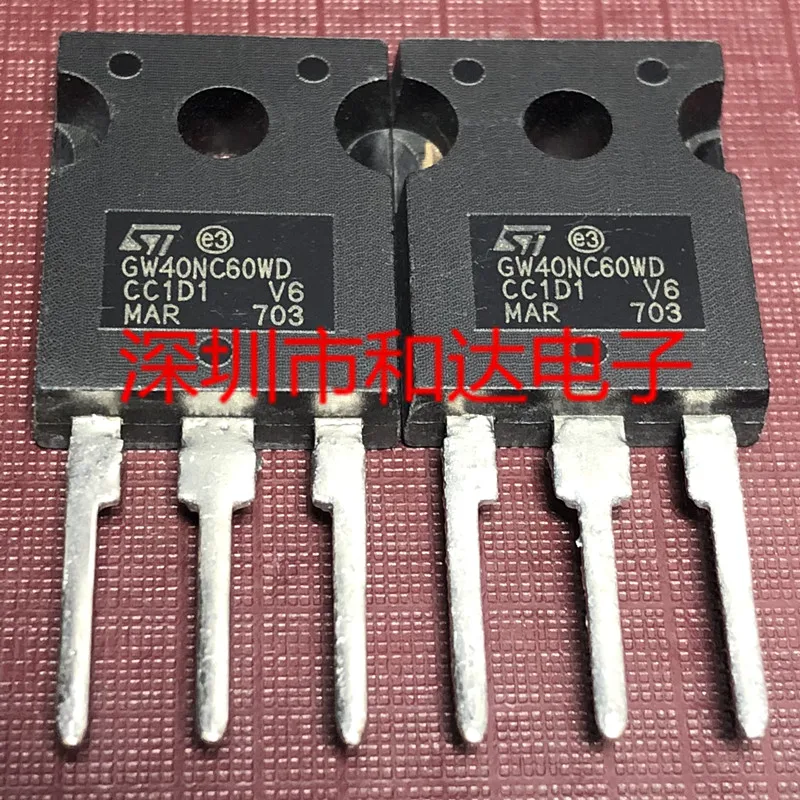 5 шт. GW40NC60WD STGW40NC60WD-247 600V 40A