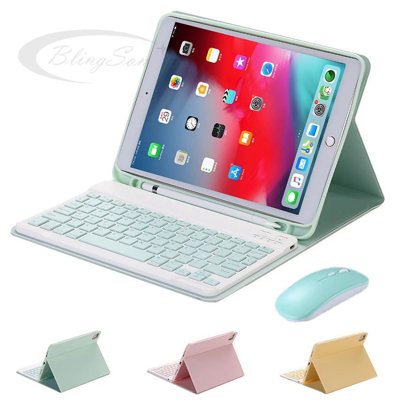 Fashion Keyboard Case For Ipad Mini 5 Mini 4 Bluetooth Keyboard For Apple Ipad Mini 4 5 Tablet Cover With Pen Holder Mouse Tablets E Books Case Aliexpress