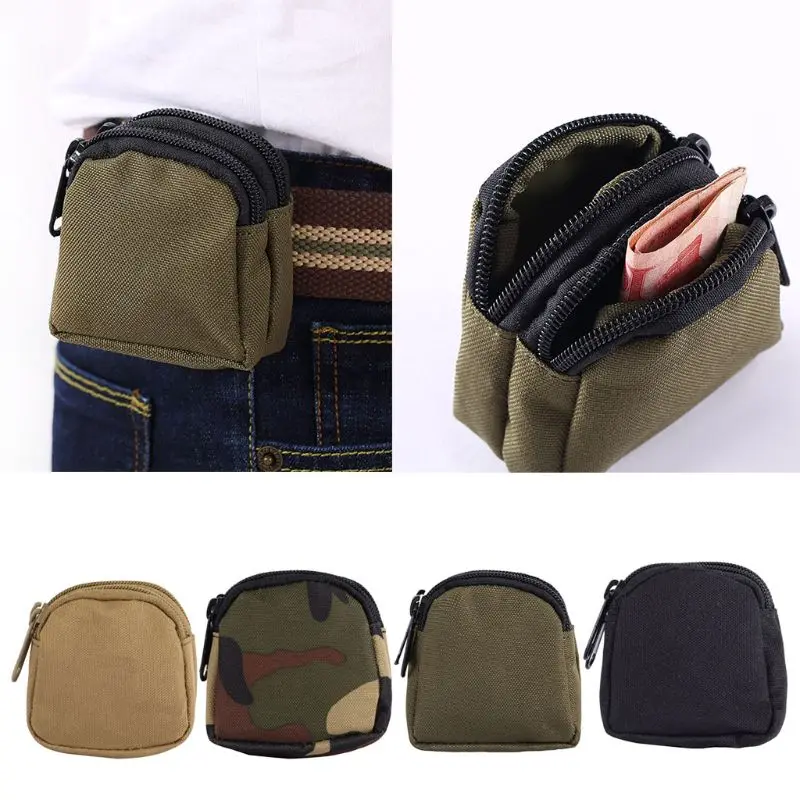 Molle Pouch Camping Military EDC Waist Bag Functional Bag Key Coin Belt Bag Purses Utility Pouch Organizer
