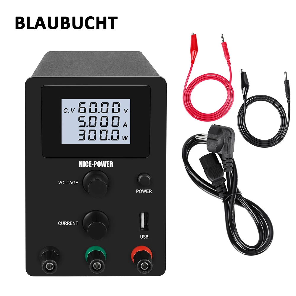 30V 10A регулируемые Lab Питание лаборатории 60V 5A Регулируемый Переключение Dc скамья